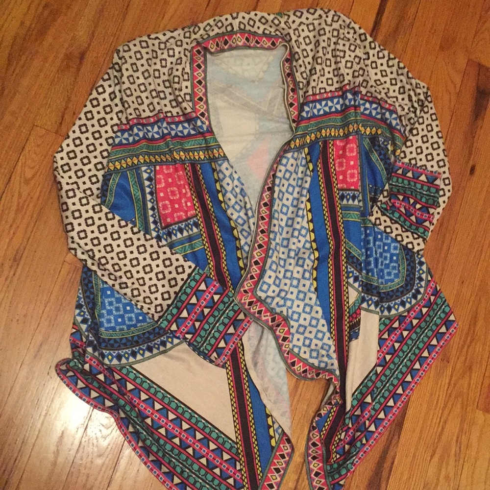 Light colorful cardigan